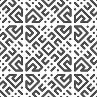 Abstract seamless geometric shape lines pattern vector