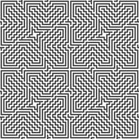 Abstract seamless geometric shape lines pattern vector