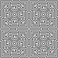 Abstract seamless geometric shape lines pattern vector