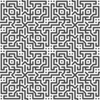 Abstract seamless geometric shape lines pattern vector
