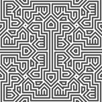 Abstract seamless geometric shape lines pattern vector