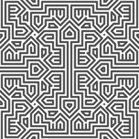 Abstract seamless geometric shape lines pattern vector