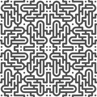 Abstract seamless geometric shape lines pattern vector