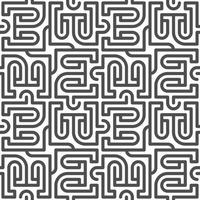 Abstract seamless geometric shape lines pattern vector