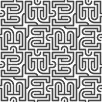 Abstract seamless geometric shape lines pattern vector