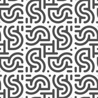 Abstract seamless geometric shape lines pattern vector