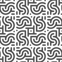 Abstract seamless geometric shape lines pattern vector