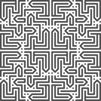 Abstract seamless geometric shape lines pattern vector
