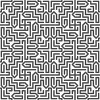 Abstract seamless geometric shape lines pattern vector