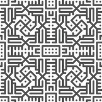 Abstract seamless geometric shape lines pattern vector