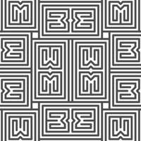 Abstract seamless geometric shape lines pattern vector