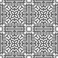 Abstract seamless geometric shape lines pattern vector