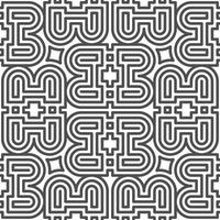 Abstract seamless geometric shape lines pattern vector