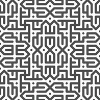 Abstract seamless geometric shape lines pattern vector