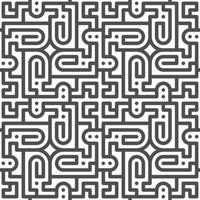 Abstract seamless geometric shape lines pattern vector