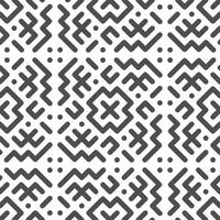 Abstract seamless geometric shape lines pattern vector