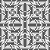Abstract seamless geometric shape lines pattern vector