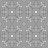 Abstract seamless geometric shape lines pattern vector