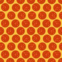 Seamless pattern with sliced tomatoes. Wrapping paper pattern. Food wrapping paper. Vegetable vector. vector