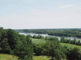 View of river Danube in Donaustauf photo