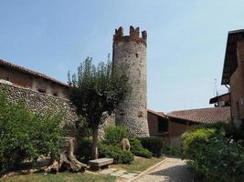 Ricetto medieval village in Candelo photo