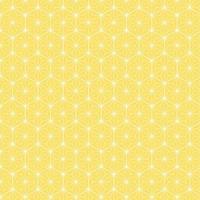 Abstract geometric seamless pattern with white lines on yellow background, ornament for wallpaper or backdrops vector