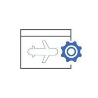 landing page optimization icons. Used for SEO or websites. vector
