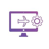 landing page optimization icons. Used for SEO or websites. vector