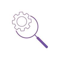 Search optimization icon. SEO optimization vector