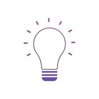 Creative idea icon vector illustrations. for SEO and websites. Light bulb, Solution, lamp icon