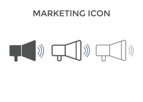 ilustraciones de vectores de iconos de marketing. utilizado para seo o sitios web