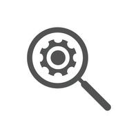 Search optimization icon. SEO optimization vector