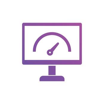 iconos de velocidad de página. concepto de seo y diseño web vector