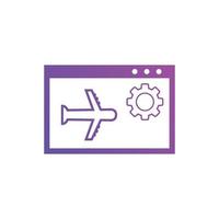 landing page optimization icons. Used for SEO or websites. vector