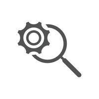 Search optimization icon. SEO optimization vector