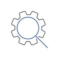 SEO, development, internet marketing icons. Search Engine Optimization icon vector