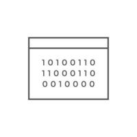 Web code icons. Website coding icon symbol vector