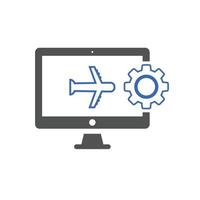 landing page optimization icons. Used for SEO or websites. vector