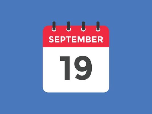 september 19 calendar reminder. 19th september daily calendar ...