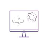 landing page optimization icons. Used for SEO or websites. vector
