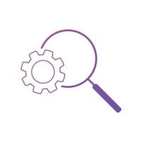 Search optimization icon. SEO optimization vector