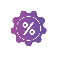 Discount campaign icons Vector illustration. Discount campaign sign symbol for e commerce and website