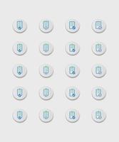 set of checklist icon. Vector illustration. Checklist sign symbol apps or web interface