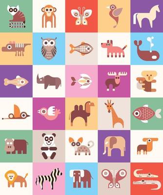 Animals, Birds and Fish
