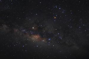 Panorama milky way galaxy with stars and space dust in the universe photo