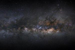 milky way galaxy with stars and space dust in the universe photo