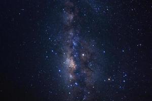 Milky way galaxy with stars and space dust in the universe photo
