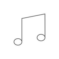 iconos de la música ilustración vectorial vector
