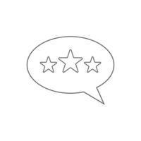 Feedback or Customer review icons Vector illustration. Customer 5 star review sign symbol for SEO, web and mobile apps