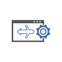 landing page optimization icons. Used for SEO or websites. vector
